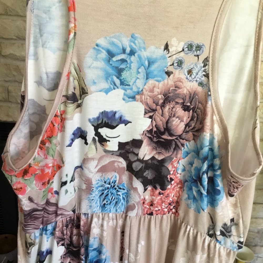 NWOT RACERBACK MIDI TANK DRESS - Picture 5 of 11